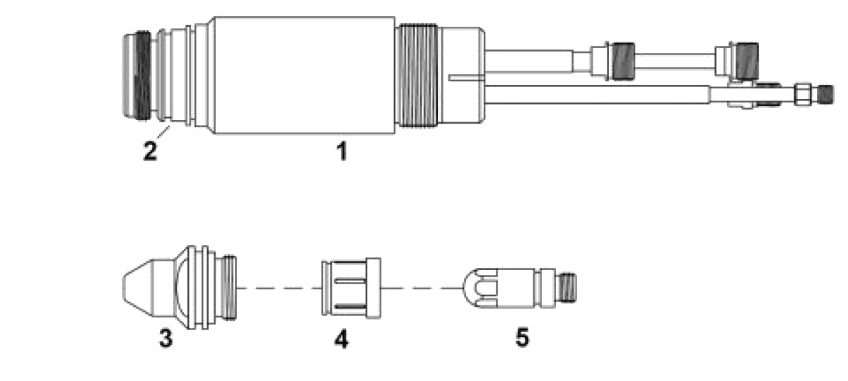 Комплектующие к аппарату плазменной резки Thermal Dynamics, для плазматрона Pak Master 150XL PCM-120